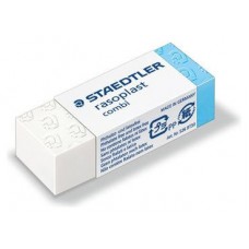 GOMA DE BORRAR COMBI RASOPLAST  (42X19X13 MM) STAEDTLER 526 BT30 (MIN30) (Espera 4 dias)